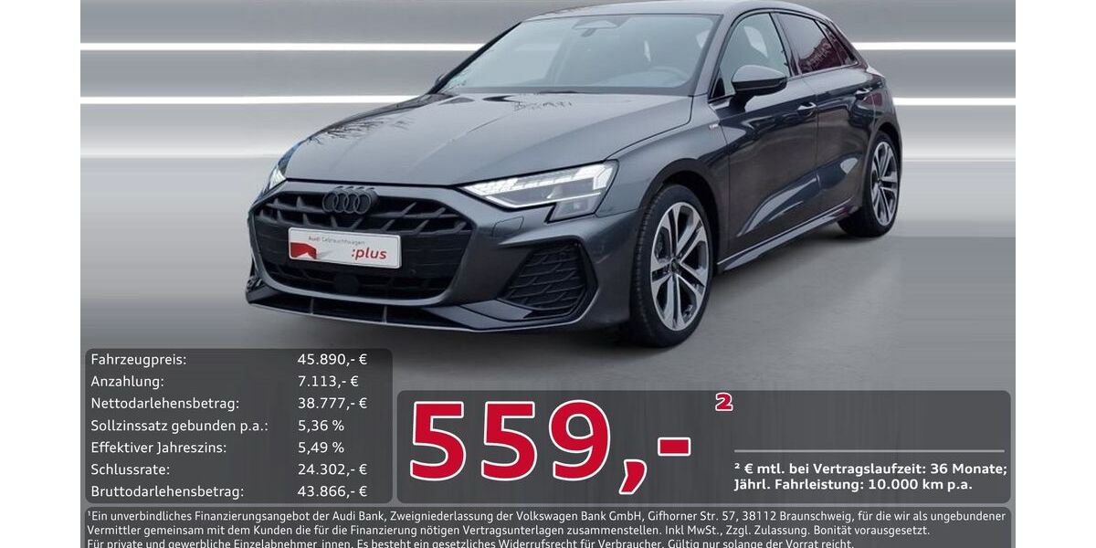 Audi A3 5.100 km 45.890 &euro; Ingolstadt 85057