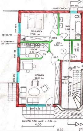 Etagenwohnung Schlangenbad - 2 Zimmer, 75 m&sup2;, 680&euro; | Angebot:26395139