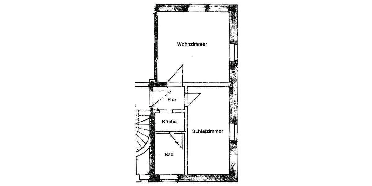 Erdgeschoßwohnung Meißen - 2 Zimmer, 40 m&sup2;, 290&euro; | Angebot:25571022