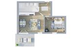 Etagenwohnung Scharbeutz - 3 Zimmer, 74 m&sup2;, 1.450&euro; | Angebot:26383139
