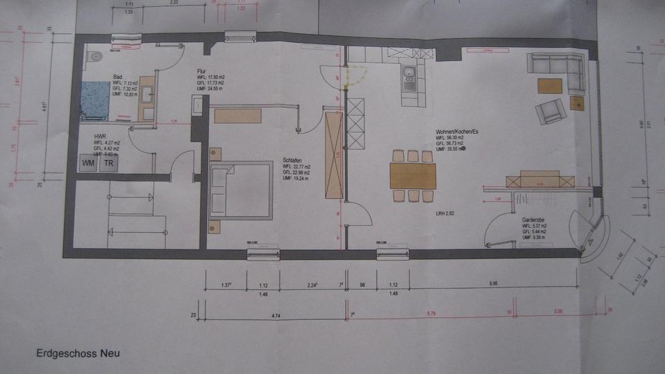 Erdgeschoßwohnung Bruchmühlbach-Miesau Miesau - 2 Zimmer, 113 m&sup2;, 910&euro; | Angebot:25354560