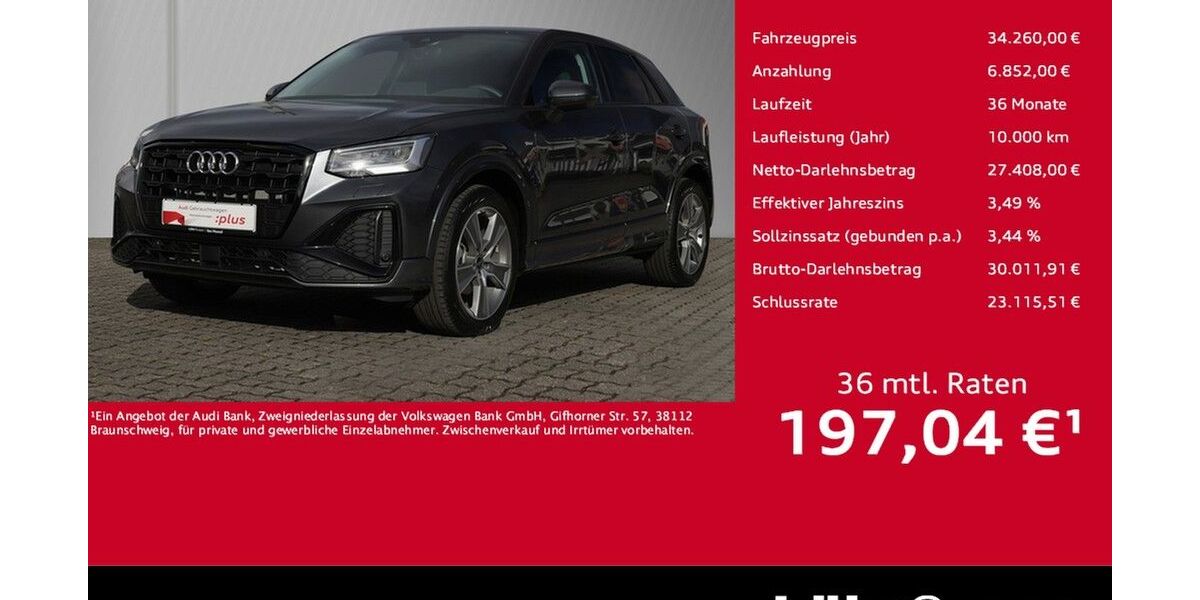 Audi Q2 6.100 km 33.260 &euro; Trier 54292