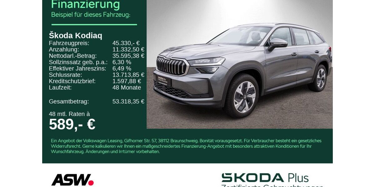 Skoda Kodiaq 27.000 km 45.330 &euro; Bad Rappenau 74906