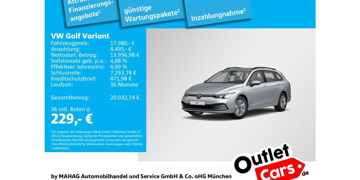 VW Golf 67.698 km 17.980 &euro; Dachau 85221