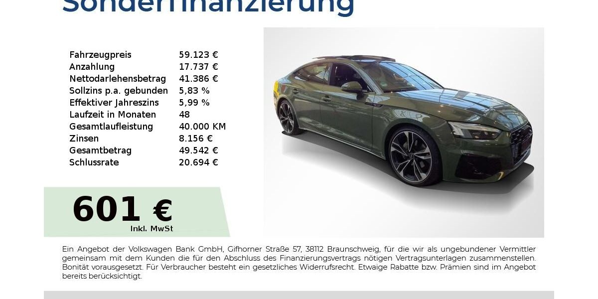 Audi A5 100.350 km 59.123 &euro; Nürnberg 90431