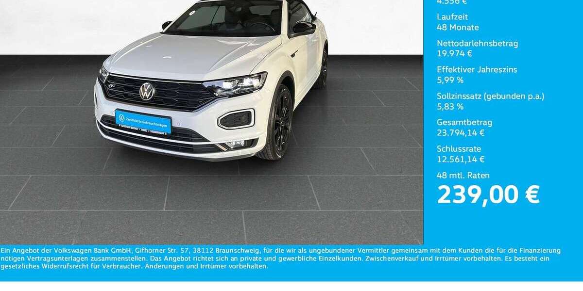 VW T-Roc 70.991 km 24.530 € Wesel 46485