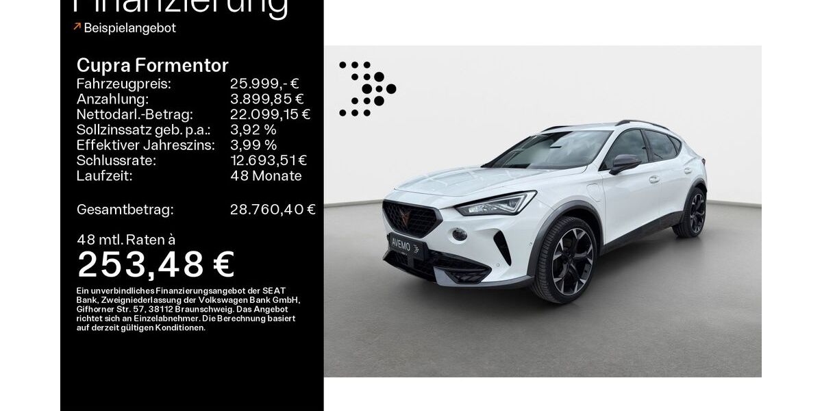 Cupra Formentor 21.800 km 25.249 &euro; Büdingen-Düdelsheim 63654