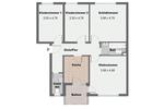 Etagenwohnung Großostheim - 4 Zimmer, 87 m&sup2;, 325.000&euro; | Angebot:26123011