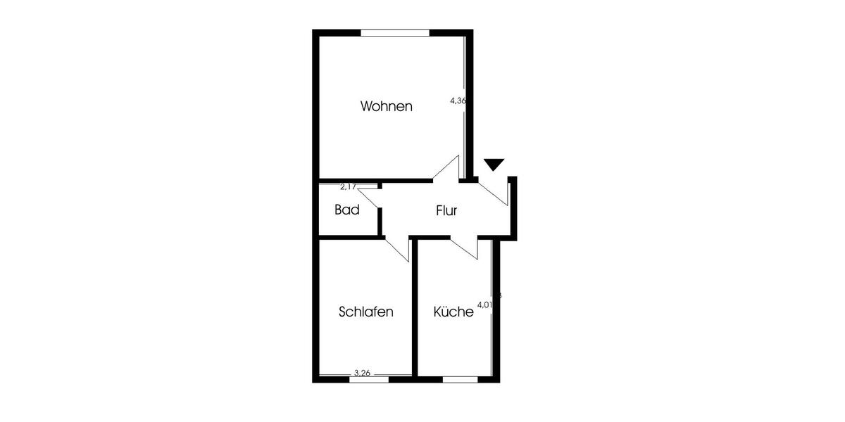Etagenwohnung Wilhelmshaven Aldenburg - 2 Zimmer, 57 m&sup2;, 109.000&euro; | Angebot:27100481