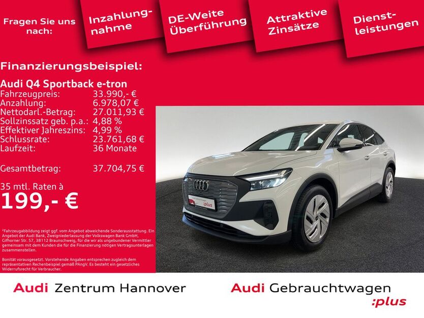 Audi Q4 e-tron 32.738 km 31.950 € Hannover 30179