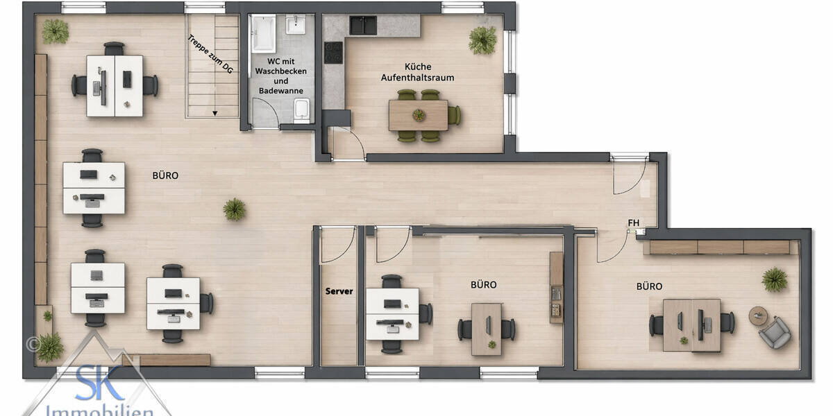 Gewerbeobjekt Olching - 5 Zimmer, 170 m&sup2;, 395.000&euro; | Angebot:26275145