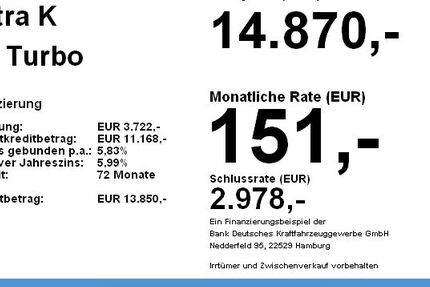 Opel Astra 23.018 km 14.870 € Heilbronn 74074