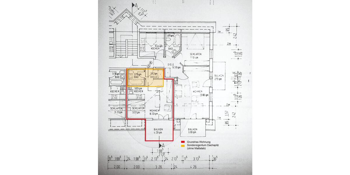 Dachgeschoßwohnung Ingolstadt Münchener Straße - 1.5 Zimmer, 40 m&sup2;, 600&euro; | Angebot:25435850