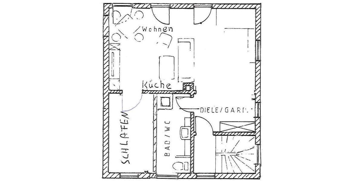 Einfamilienhaus Neufahrn in Niederbayern - 2 Zimmer, 60 m&sup2;, 600&euro; | Angebot:26337877