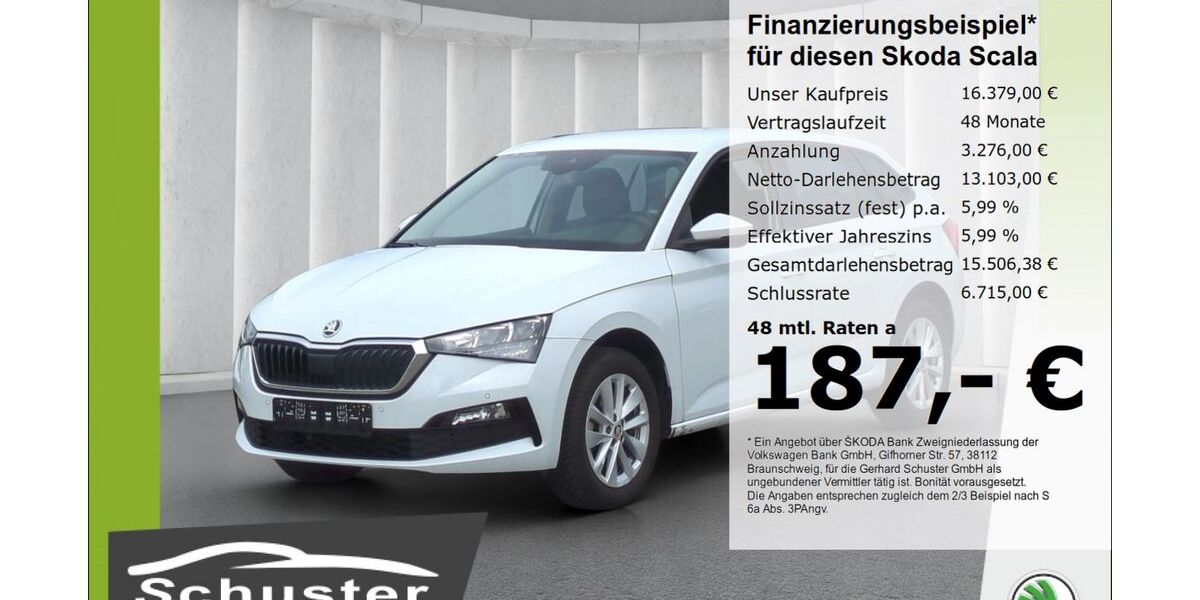 Skoda Scala 32.267 km 16.379 &euro; Ruhstorf 94099