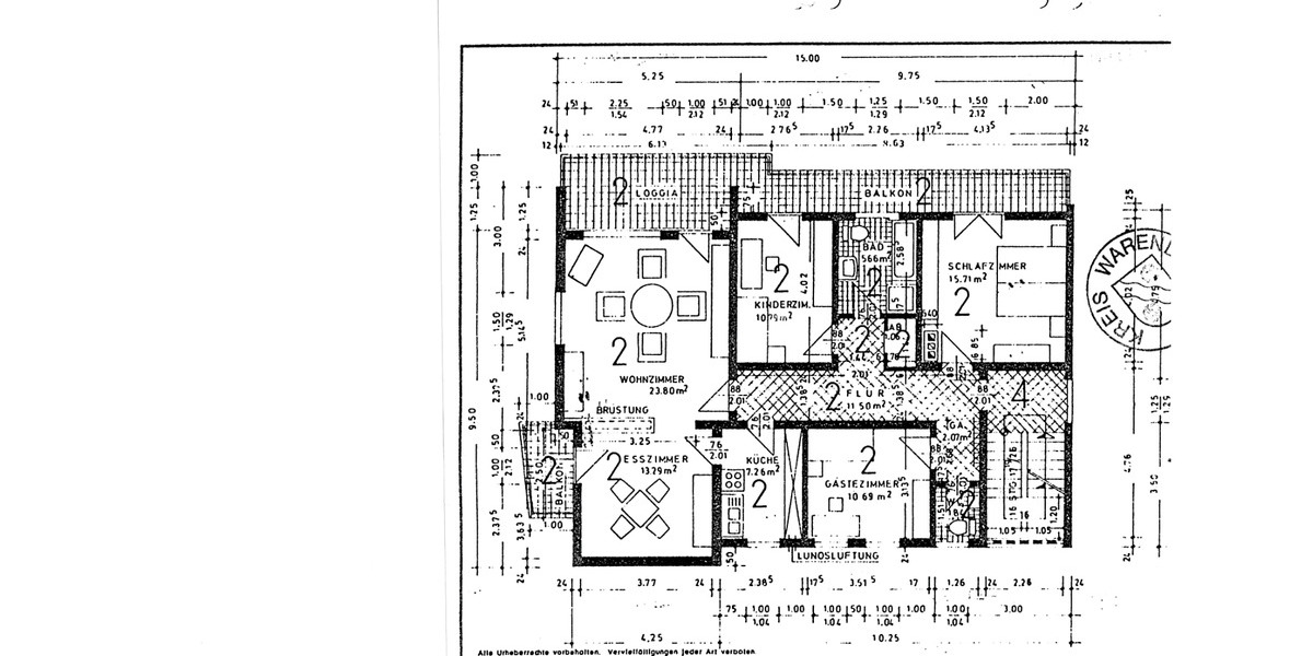 Wohnung 4 Zimmer 105 qm im Dreifamilien Haus in Diestedde 4 zimmer