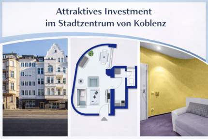 Wohnung Koblenz - 1 Zimmer, 25 m&sup2;, 99.000&euro; | Angebot:24019804