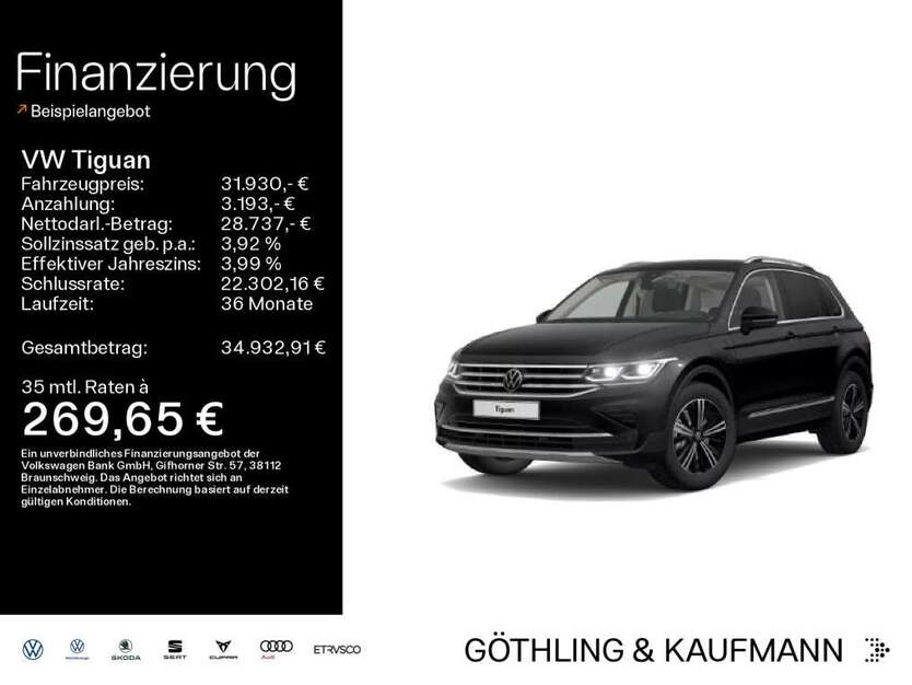 VW Tiguan 30.547 km 31.930 € Hofheim 65719