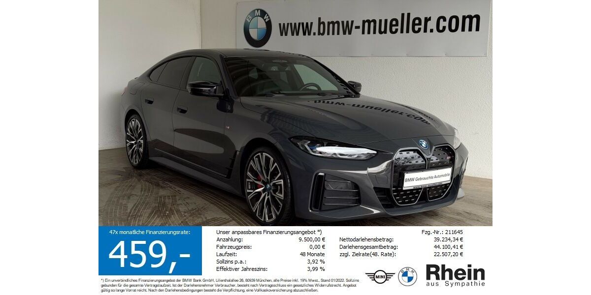 BMW i4 46.481 km 45.840 &euro; Erbach 64711