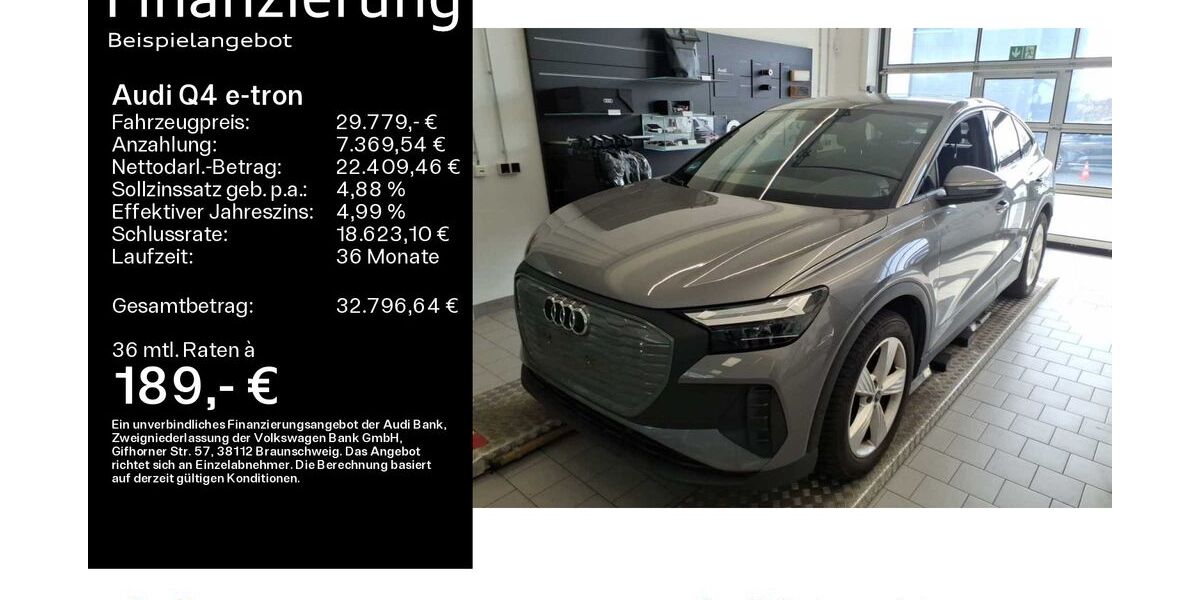 Audi Q4 e-tron 47.990 km 29.779 &euro; Hanau 63452