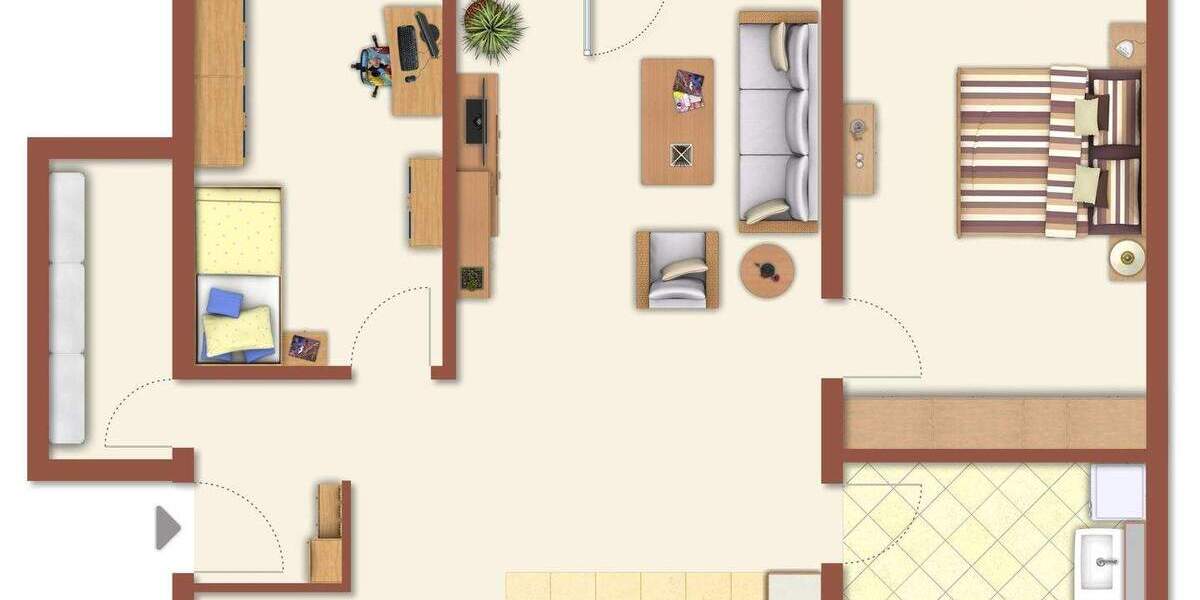 Etagenwohnung Spalt - 3 Zimmer, 92 m&sup2;, 1.065&euro; | Angebot:25677613
