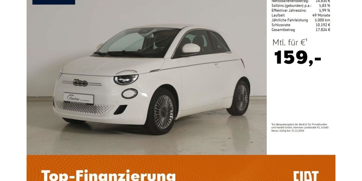 Fiat 500e 19.789 km 16.480 &euro; Pilsach 92367