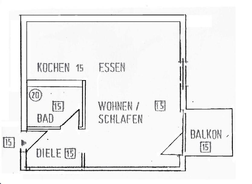 Helle 1,5 Zimmer-Whg mit Balkon da, wo andere Urlaub machen zimmer