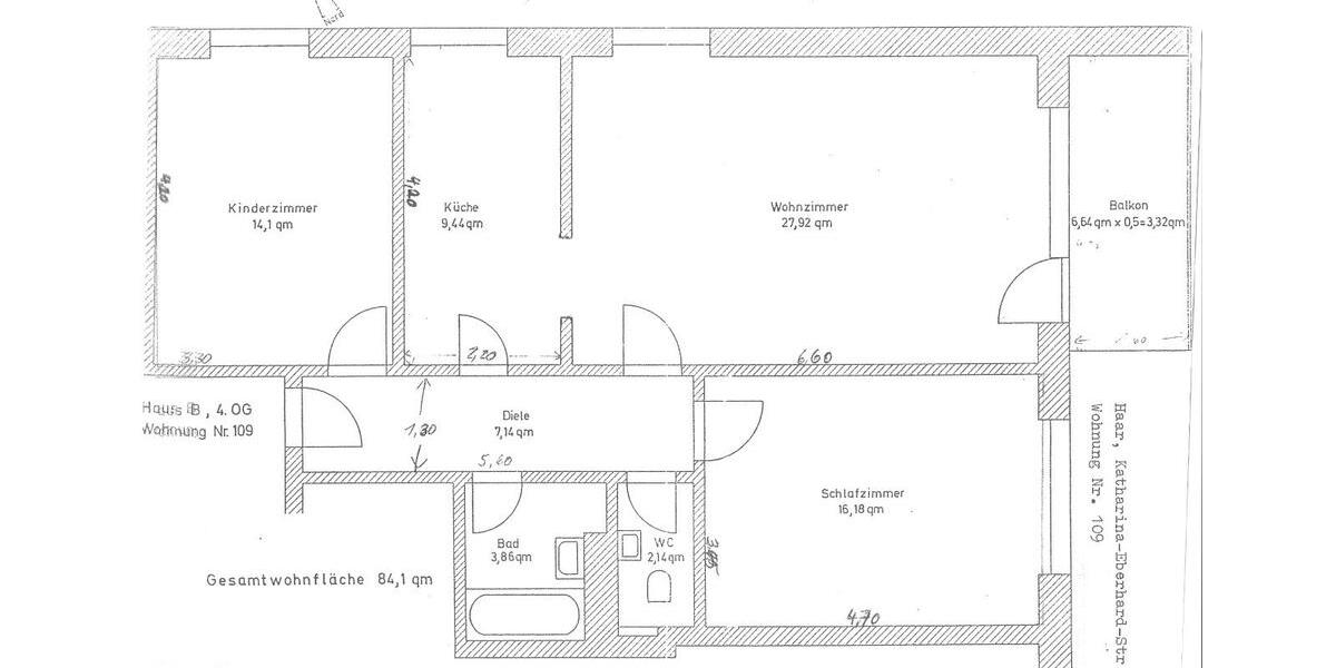 Etagenwohnung Haar - 3 Zimmer, 84 m&sup2;, 690.000&euro; | Angebot:26638981