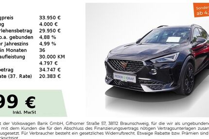 Cupra Formentor 24.550 km 32.803 &euro; Lauf an der Pegnitz 91207