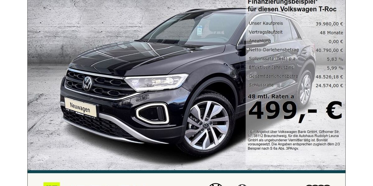 VW T-Roc 5.000 km 36.660 € Leuna 06237