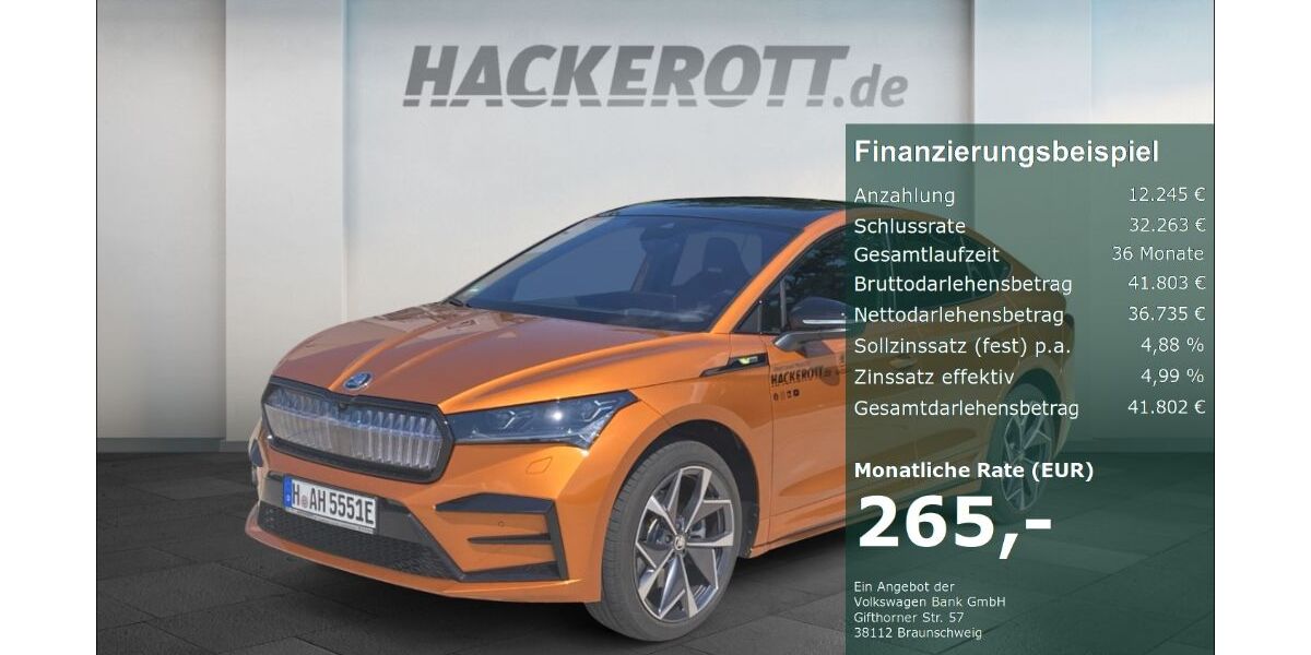 Skoda Enyaq 17.177 km 44.980 € Langenhagen 30853