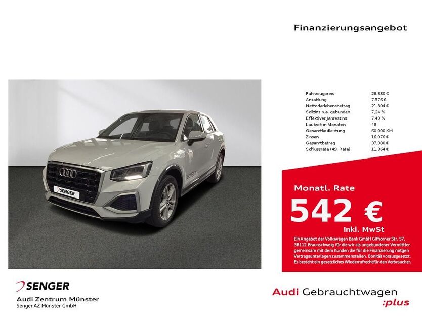 Audi Q2 27.110 km 28.880 € Münster 48153