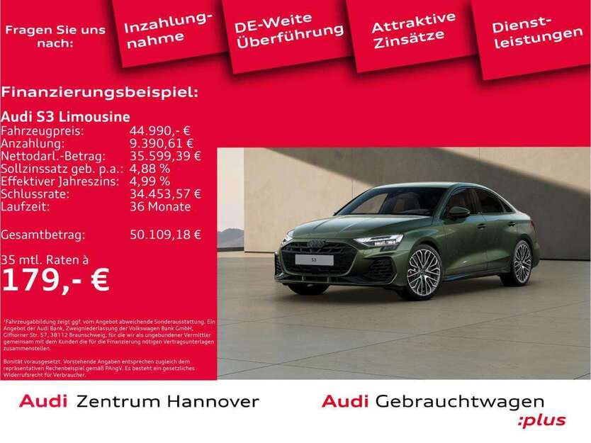 Audi S3 20.976 km 44.451 € Hannover 30179