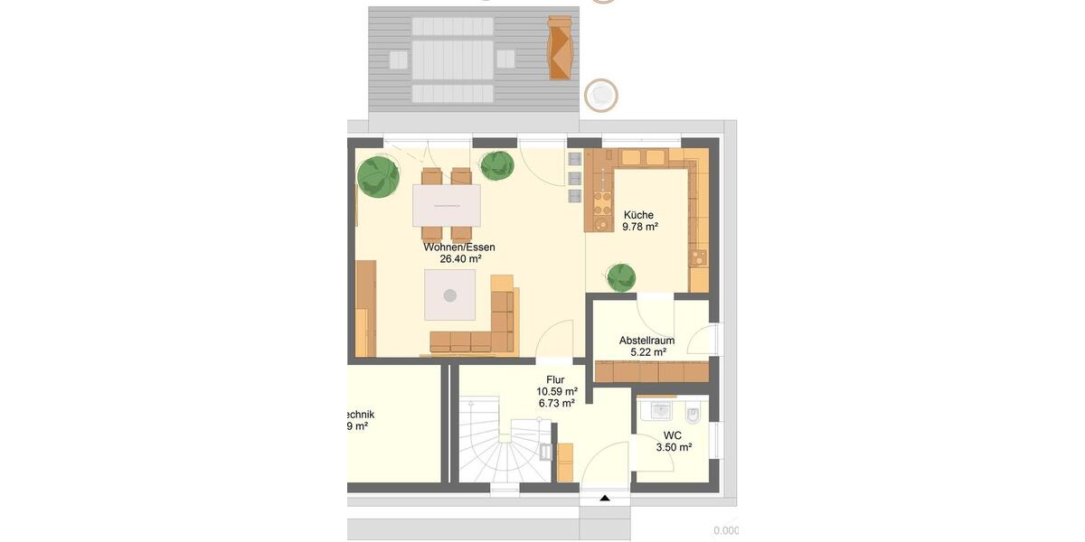 Doppelhaushälfte Chemnitz Rabenstein - 6 Zimmer, 145 m&sup2;, 1.670&euro; | Angebot:26038411
