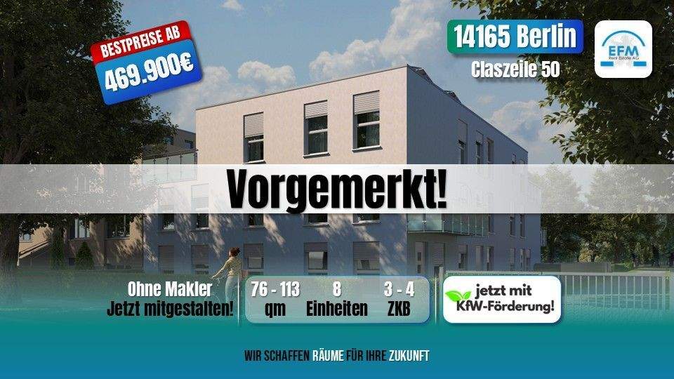 Terrassenwohnung Berlin Zehlendorf - 3 Zimmer, 469.900&euro; | Angebot:26695775