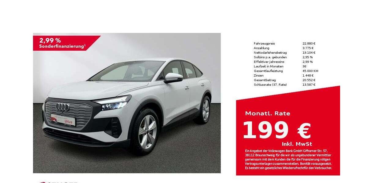 Audi Q4 e-tron 94.138 km 22.880 &euro; Münster 48153