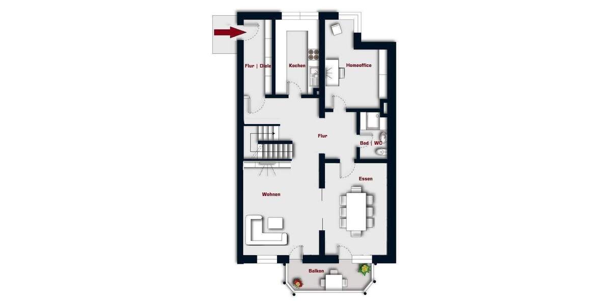 Etagenwohnung Nürnberg St Leonhard - 6 Zimmer, 135 m&sup2;, 430.000&euro; | Angebot:26362822