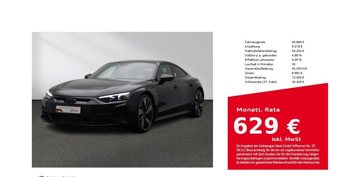 Audi e-tron GT 34.381 km 62.880 € Lingen 49809