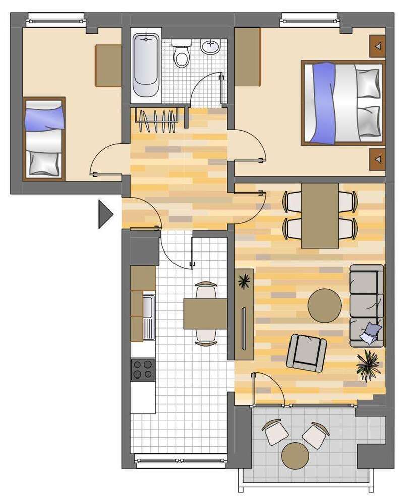 Wohnung zum Mieten in Düsseldorf 728 € 65.19 m²