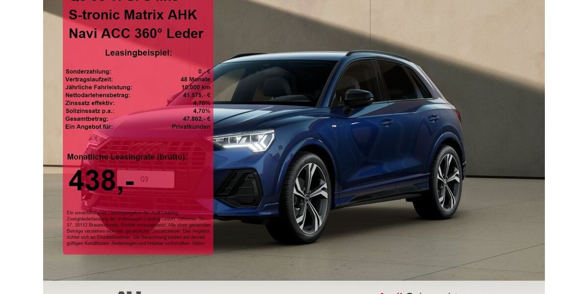 Audi Q3 6.070 km 40.720 &euro; Goslar 38644