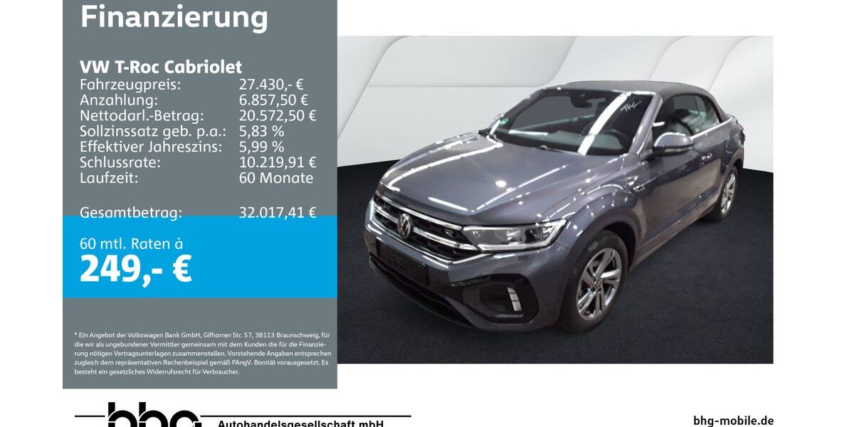 VW T-Roc 25.665 km 27.430 &euro; Rottweil 78628