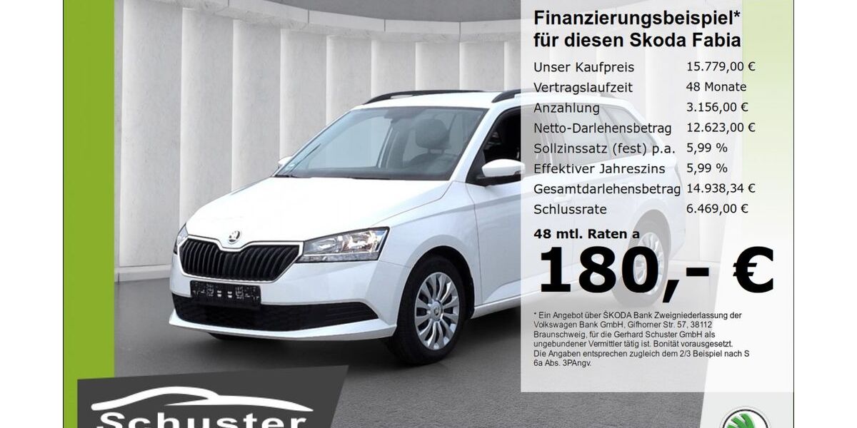 Skoda Fabia 35.550 km 15.779 &euro; Ruhstorf 94099