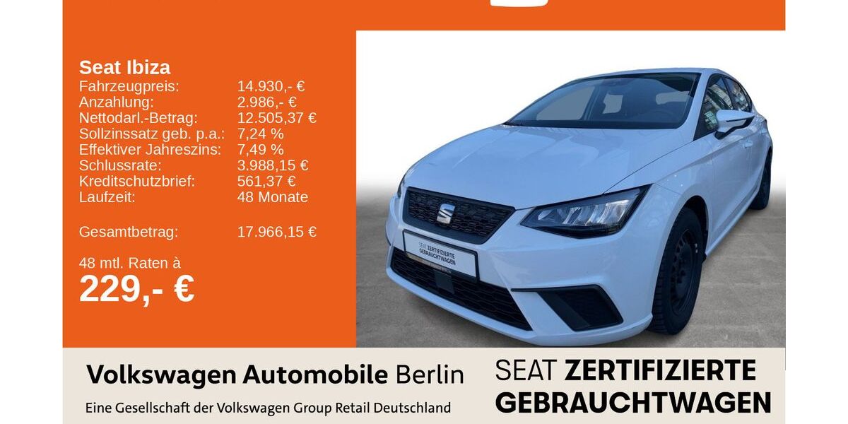 Seat Ibiza 63.740 km 14.930 &euro; Berlin 13089