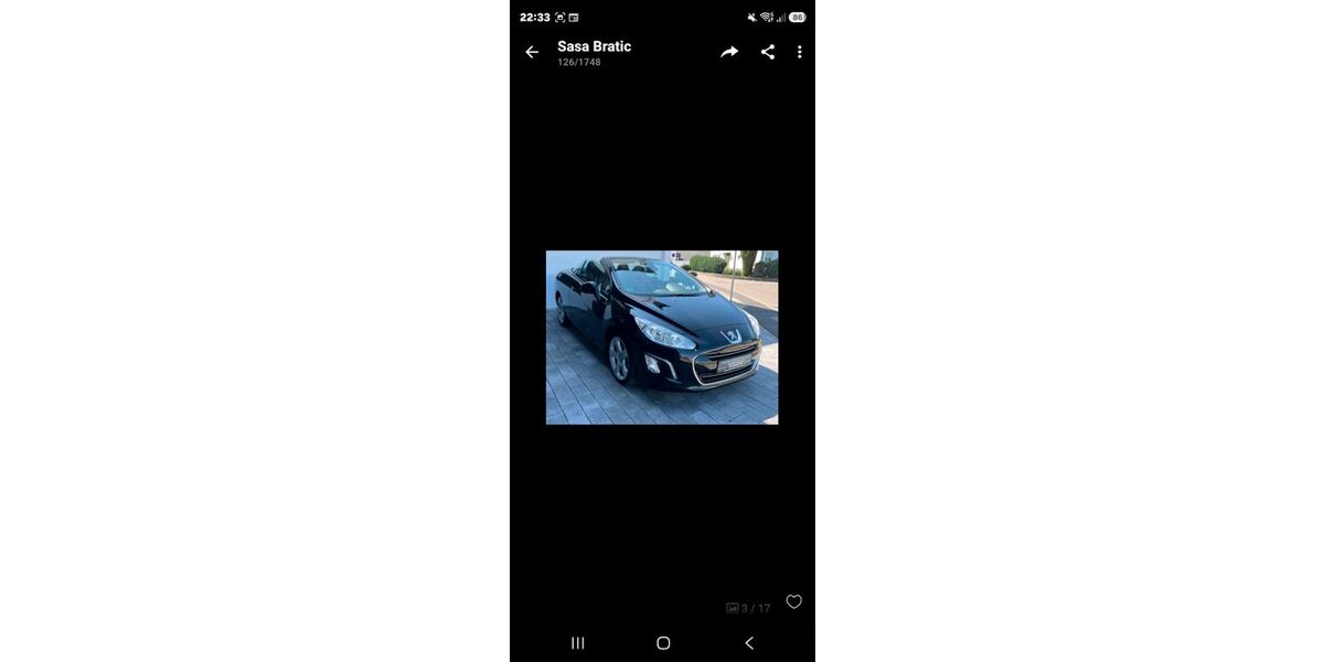 Peugeot 308 123.834 km 8.500 &euro; München 80807