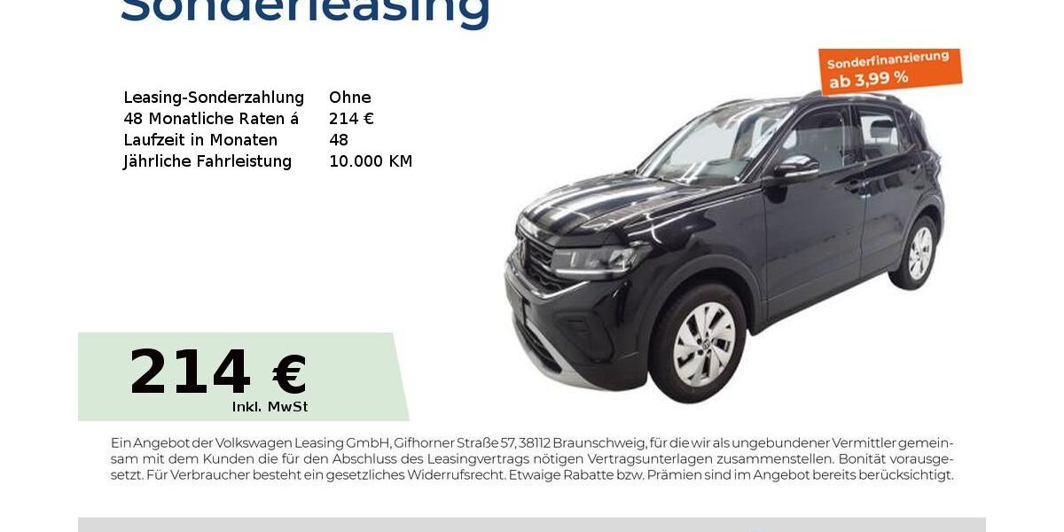 VW T-Cross 4.557 km 20.802 &euro; Nürnberg 90411