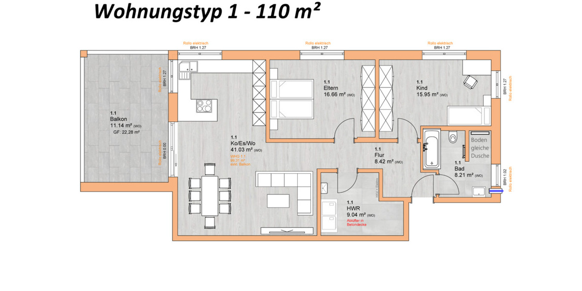 Etagenwohnung Buchdorf - 3 Zimmer, 429.000&euro; | Angebot:25737111