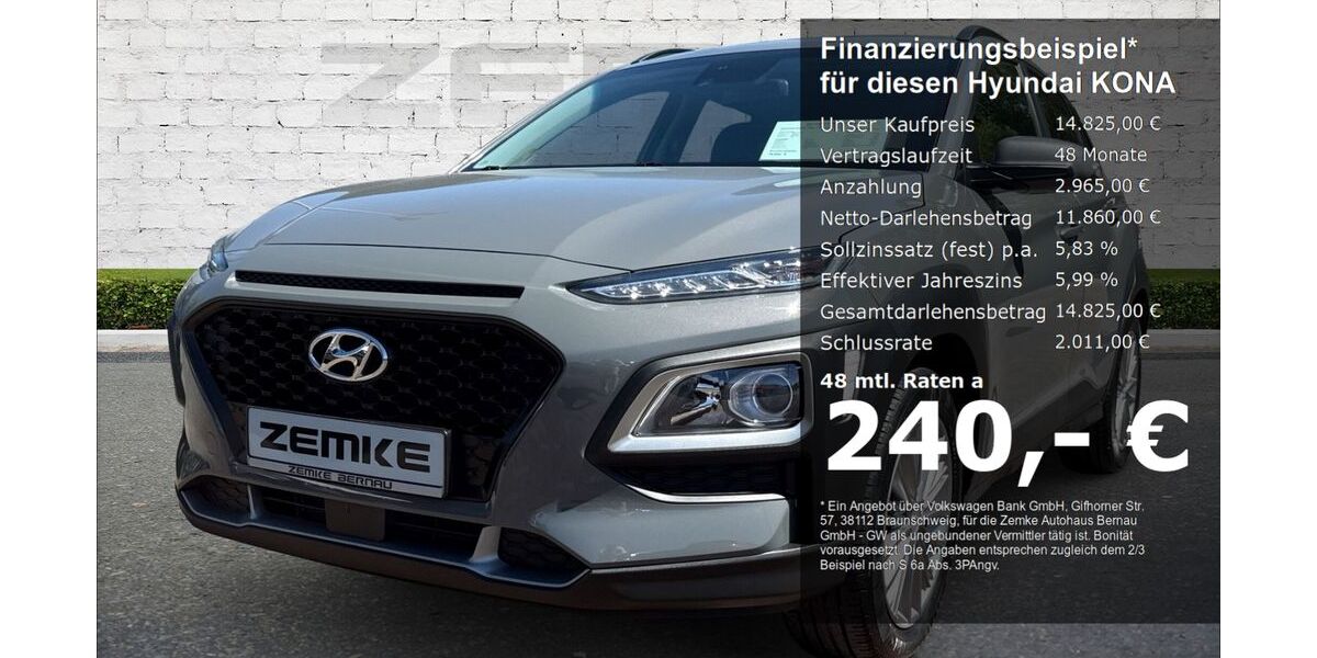 Hyundai KONA 55.738 km 14.825 &euro; Bernau 16321