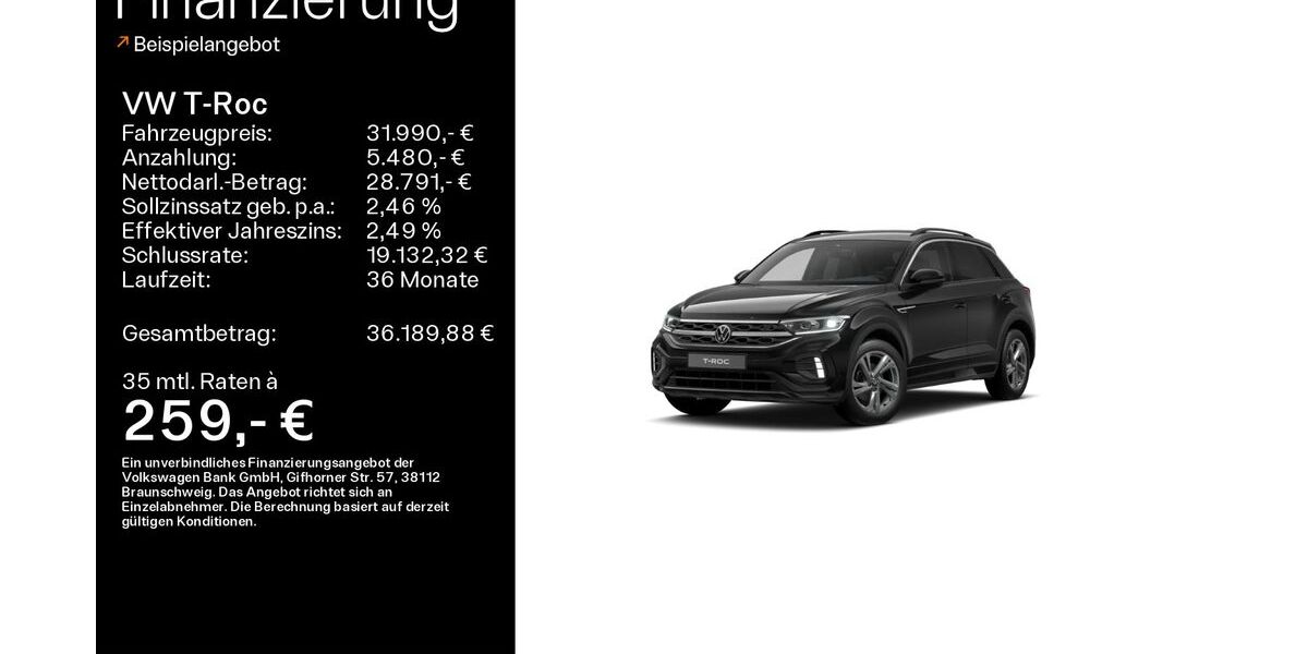 VW T-Roc 13.700 km 31.990 &euro; Haßfurt 97437