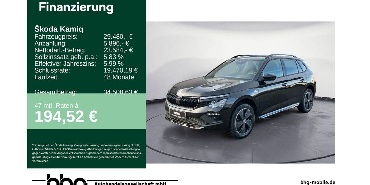 Skoda Kamiq 6.025 km 27.980 &euro; Balingen 72336