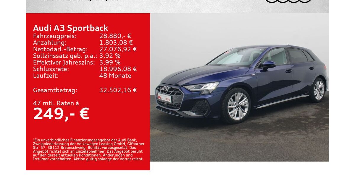 Audi A3 26.000 km 34.980 &euro; Würzburg 97076